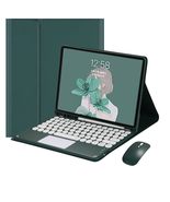 for iPad 5th Generation 9.7 2017 (Dark Green Keyborad +Mouse + Flip case... - $177.00