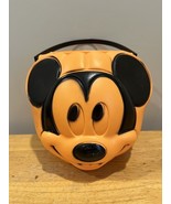 DISNEY Mickey Mouse Halloween Pumpkin Trick or Treat Candy Bucket/Pail~B... - $39.59