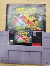 Mickey Mania: Timeless Adventures of Mickey Mouse Super Nintendo SNES w/... - £29.85 GBP