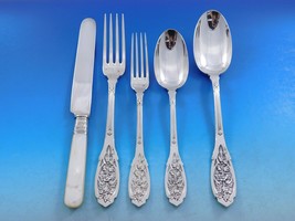 Moderne by Puiforcat French Sterling Silver Flatware Set Service 59 pieces total - £5,872.40 GBP