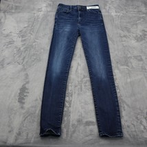 Abercrombie &amp; Fitch Jeans Womens 26 2R Blue Denim Simone High Rise Super... - £20.15 GBP