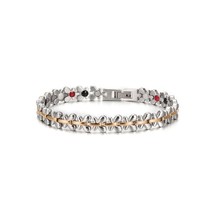 Vinterly Steel Magnetic Bracelet Women Chain Gold Magnetic Bracelets for Women F - £23.48 GBP