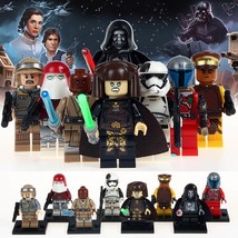 8pcs Star Wars Minifigures Darth Malgus Jedi Master Luminara Windu Rebel trooper - £13.42 GBP