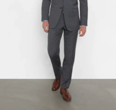 Combatant Gentlemen Dress Pants 26R Unhemmed Flat Front Charcoal Tailored - £39.46 GBP