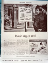 The Petroleum Industry Print Advertisement Art 1940 - £7.82 GBP