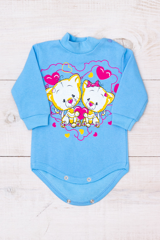 Bodysuit (infant girls), Winter,  Nosi svoe 9545-023-33-5 (blakytnyj-kot... - $11.46+