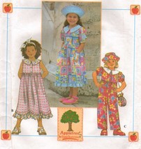 Child Toddler Christmas Easter Appletree Dress Jumpsuit Hat Bag Sew Pattern 2-4 - £10.44 GBP