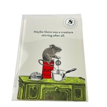 Setlzer Christmas Cards Mouse Baking Maybe A Creature Was Stirring Boxed Set 5 - £11.48 GBP