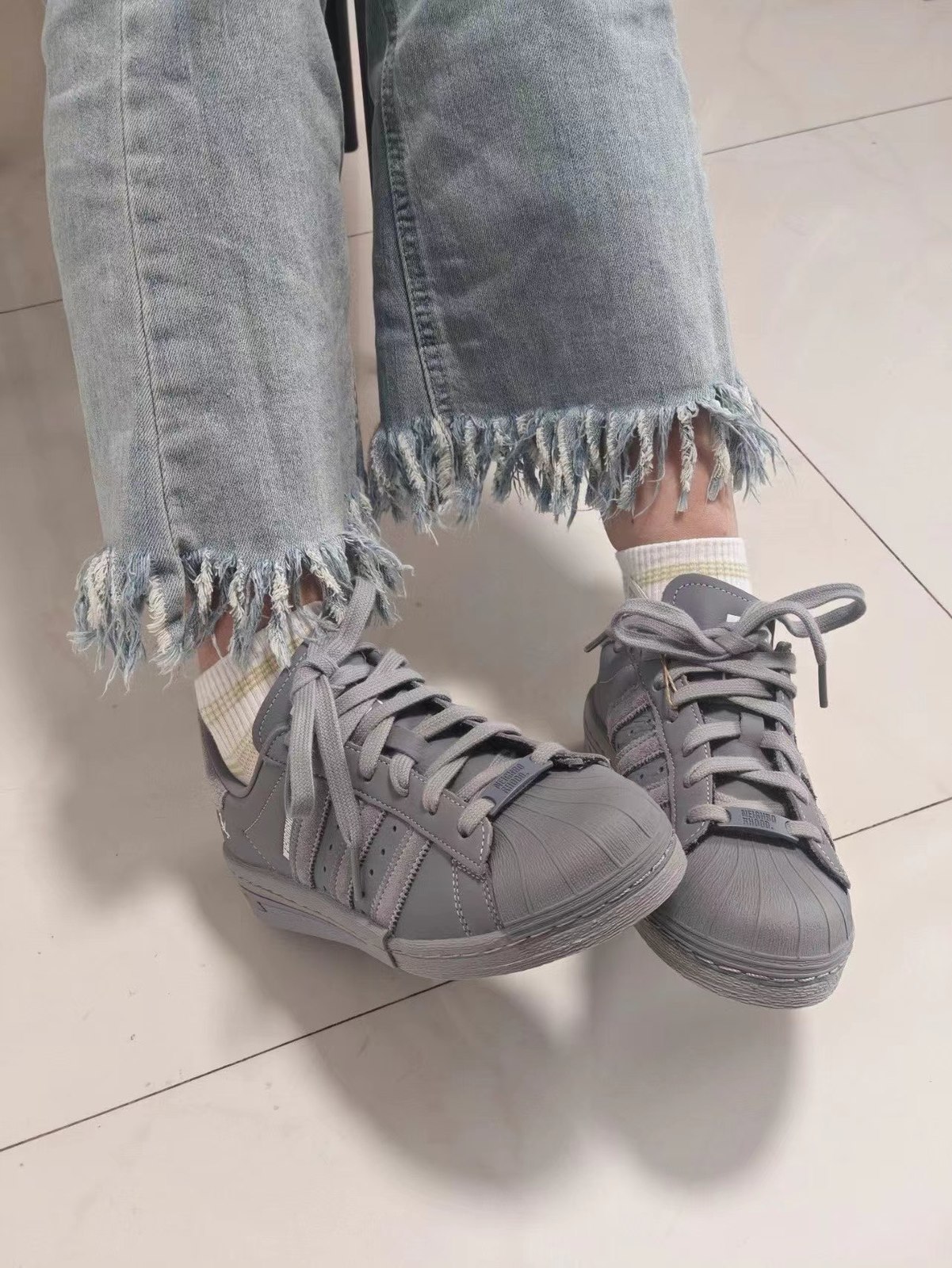 Adidas x Neighborhood Superstar 'Cement and 50 similar items Adidas x Neighborhood Superstar 'Cement and 50 similar items