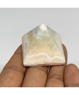 49g, 1.2&quot;x1.4&quot;x1.3&quot;, Caribbean Calcite Pyramid Gemstone, Crystal, B31804 - £10.47 GBP