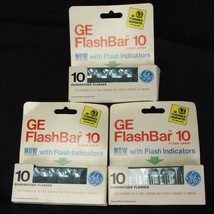 GE Flashbar 10 for Polaroid SX-70 Land Cameras Lot of 3 Unused  NOS - $36.25