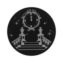 Origami Owl Large Plate (New) Midnight - Disney Princess Large Black (PB9339) - £12.98 GBP