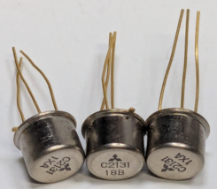 Lot of 3 NOS MITSUBISHI 2SC2131 - NPN Epitaxial Planar Transistor, UHF  Amp - $15.83