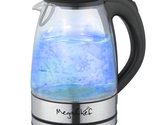 MegaChef 1.7Lt. Glass and Stainless Steel Electric Tea Kettle - $49.00