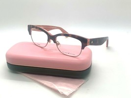 New Kate Spade SHANTAL QTQ HAVANA/GOLD/PINK  50-17-135MM Rx Eyeglasses /... - £45.75 GBP