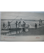 Vintage post card of “Catamaran Fishing Boats, Madras. #7126”, era 1900’... - $20.00