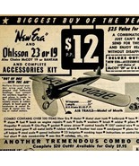 1949 Aviation Ohlsson 23 or 19 Model Airplane Advertisement McCoy Mercury  - €17,15 EUR
