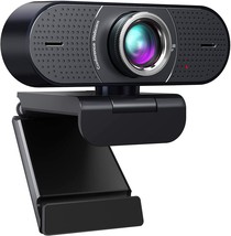 1080P Webcam with Microphone USB Conference Room Webcam with Exposure Correction - £22.82 GBP
