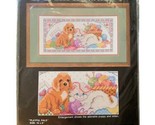 Bucilla Cross Stitch Kit Playful Pals Puppy Kitten  #40488 New Sealed #4... - £8.85 GBP