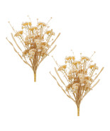 Beige Floral Grass Bush (Set of 2) - $964.59 MXN
