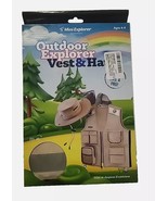 Mini Explorer Outdoor Adventure Vest &amp; Hat Set for Kids Ages 4-6 - Kids ... - $163.54 MXN