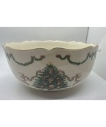 Vintage Lenox The Joys Of Christmas Tree Bowl Fine Ivory China 1992 - £18.86 GBP