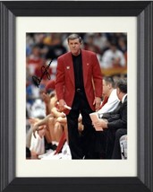 Denny Crum signed Louisville Cardinals Basketball Coaching 8x10 Photo Custom Fra - £97.94 GBP