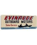 Evinrude Outboard Motors Boat Marina Retro Fishing Garage Decor Large Me... - £14.31 GBP