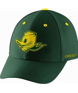 Nike Oregon Ducks Mascot UO Green Dri-FIT Swoosh Flex Hat 3975 - £15.52 GBP