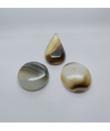 Exclusive Agate Natural Stone, Round and pear shape &amp; non cut stones - £6.29 GBP