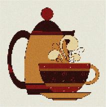 Pepita Needlepoint kit: Coffee Samovar, 10&quot; x 10&quot; - $78.00+