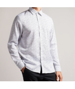 Ted Baker Digby Text Print Button Woven Shirt ( 1 ) - $176.53 CAD
