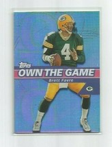Brett Favre (Green Bay Packers) 2002 Topps Own The Game Insert Card #OG4 - £7.48 GBP