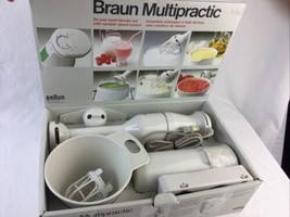 Braun MR7 Multipractic Hand Blender Set In Original Box Tested Working T... - $46.52