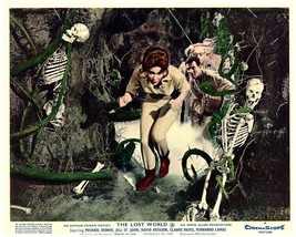 The Lost World 1960 Jill St. John David Hedison runs by skeletons 8x10 photo - £8.49 GBP