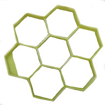 Honeycomb Honey Comb Bee Hive Hexagon Wax Cookie Cutter 3D Printed USA PR2144 - £3.19 GBP