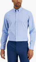 CLUB ROOM Mens Dress Shirt Slim Fit Blue Size Medium 15-15½ $60 - NWT - £14.32 GBP