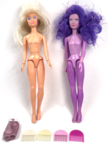 Vintage Jem and the Holograms Doll Lot Combs Synergy Doll Jerrica 13&quot; 1980&#39;s - £29.32 GBP