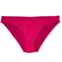 Xhiliration Pink Ribbed Cheeky Bikini Bottom New XL - £7.47 GBP