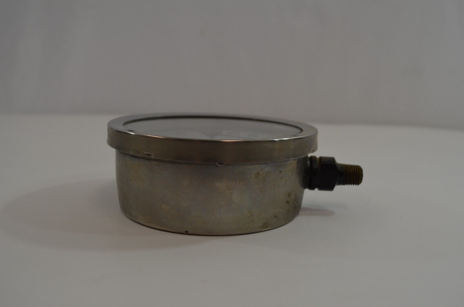 Ashcroft Pressure Gauge 300 PSI Bronze Tube Brass Socket 5" Steampunk