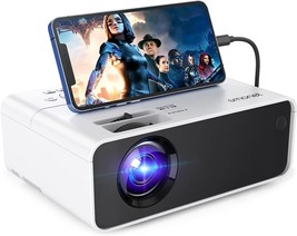 Movie Projector, SMOENT 1080P HD Projector 7500L Home Projector Video TV - £155.86 GBP