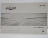 2011 Chevrolet Equinox Owners Manual Handbook OEM P03B21009 - $31.49