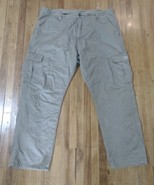 Wrangler Carpenter Pants Mens 40x30 Khaki Fleece Lined Insulated Work Pa... - $263.34 MXN