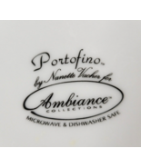 Ambiance Portofino 7&quot; Teapot &amp; Lid Blue White Flowers Nanette Vacher Cof... - £54.41 GBP
