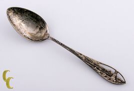 Vintage Argento Sterling Ec Fleming La Harbour &amp; Frangiflutti Souvenir C... - $68.60