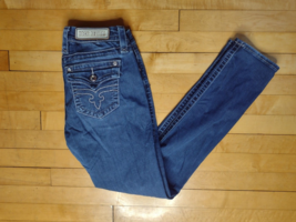 Rock Revival Jeans Womens 26 Blue Denim Medium Wash Skinny Jessica Stretch - £23.44 GBP