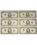 Set of 6 Crisp Uncirculated 1985 $100 Dollar Bills Banknotes 6x100$ No F... - $1,039.50