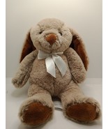 9 Inch Easter Brown Bunny With Bow Plush Soft Cuddle BABY Nursery Room d... - $17.88 CAD