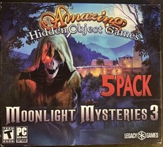Amazing Hidden Object Games Moonlight Mysteries 3 PC Computer Games - £3.92 GBP