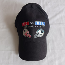 Vintage 2004 Hat Adjustable One Size Super Bowl XXXVIII 38 Patriots Panthers NWT - £12.06 GBP